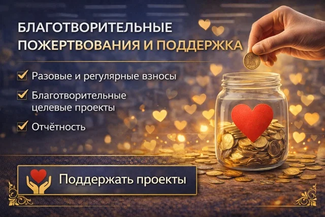 Пожертвования фонду