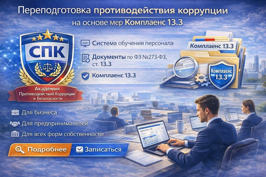 Сопровождение бизнеса по антикоррупционным требованиям
